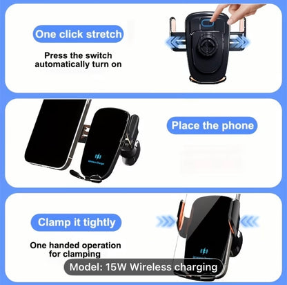 Wireless Phone Holder And Charger